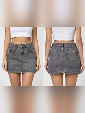 Banana Republic Blue Denim Mini Skirt